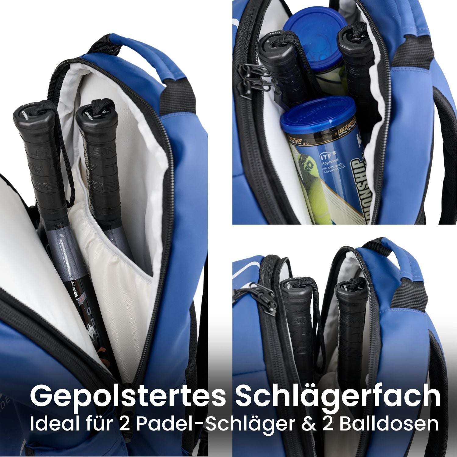 Padelrucksack im Set | 35L + Zubehör