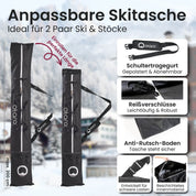 Skischuhtasche & Skitasche | Classic-Set für 2 Paar