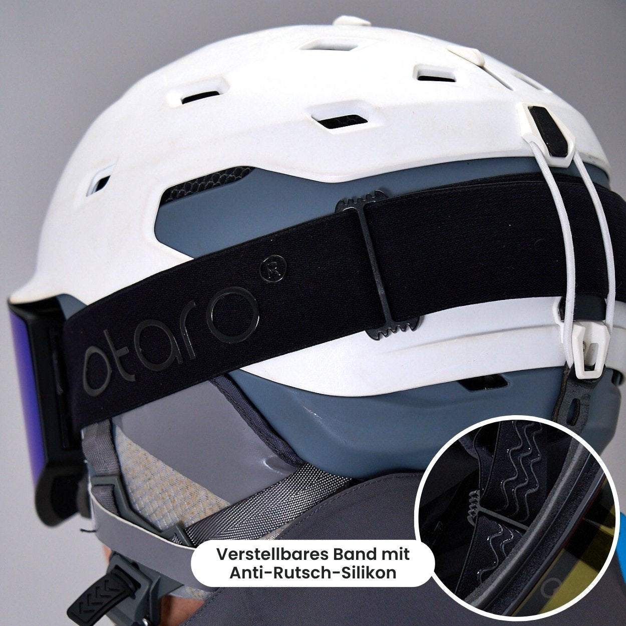 Skibrille mit Magnet-Wechselglas | Blau & Gelb