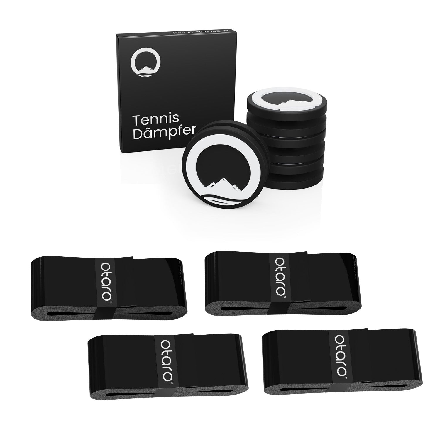 Zubehör Vorteilspaket | 4 Dämpfer + 4 Overgrip.