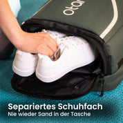 Tennisrucksack mit Schuhfach