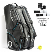 Tennistasche 82L + 4 Dämpfer + 4 Overgrips | Aktion