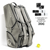 Tennistasche 82L + 4 Dämpfer + 4 Overgrips | Aktion