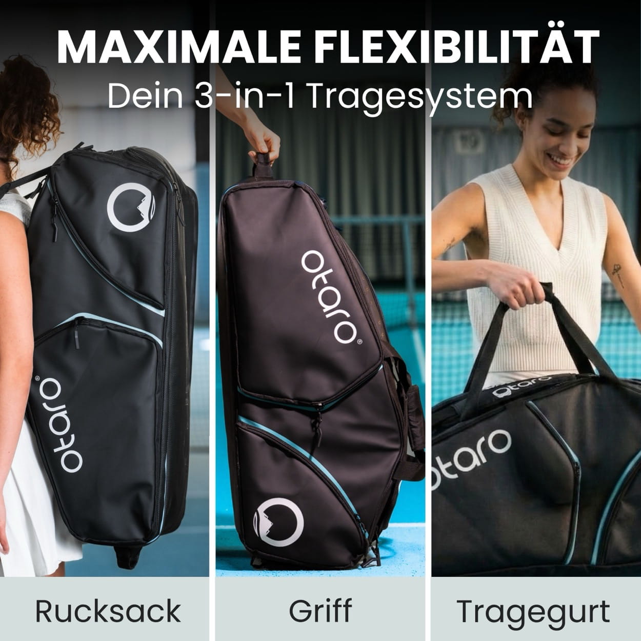 Aktion: Tennistasche 82L + 4 Paar Tennissocken + 2 Overgrips | Limitiertes Angebot