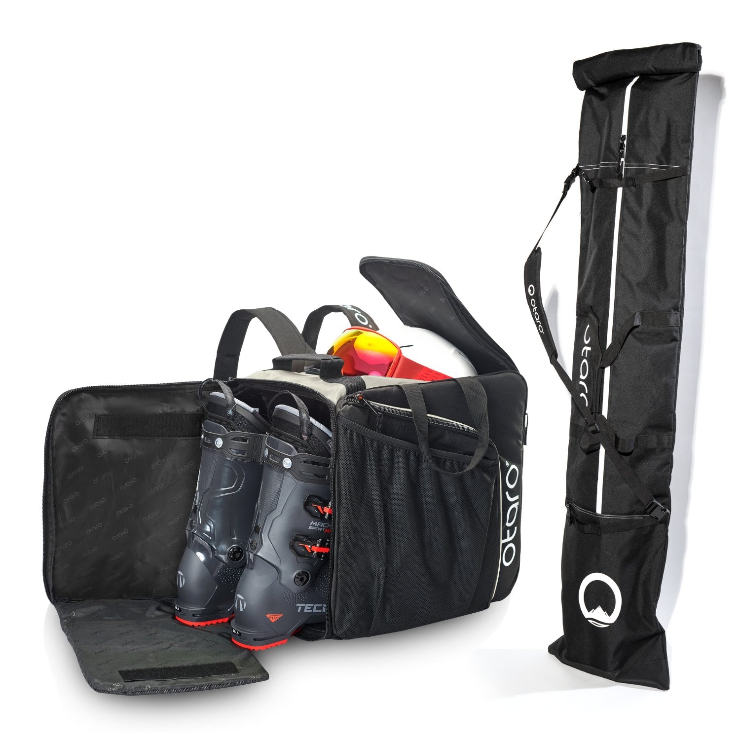 Otaro Skischuhtasche & Skitasche Pro-Set für 1 Paar Ski