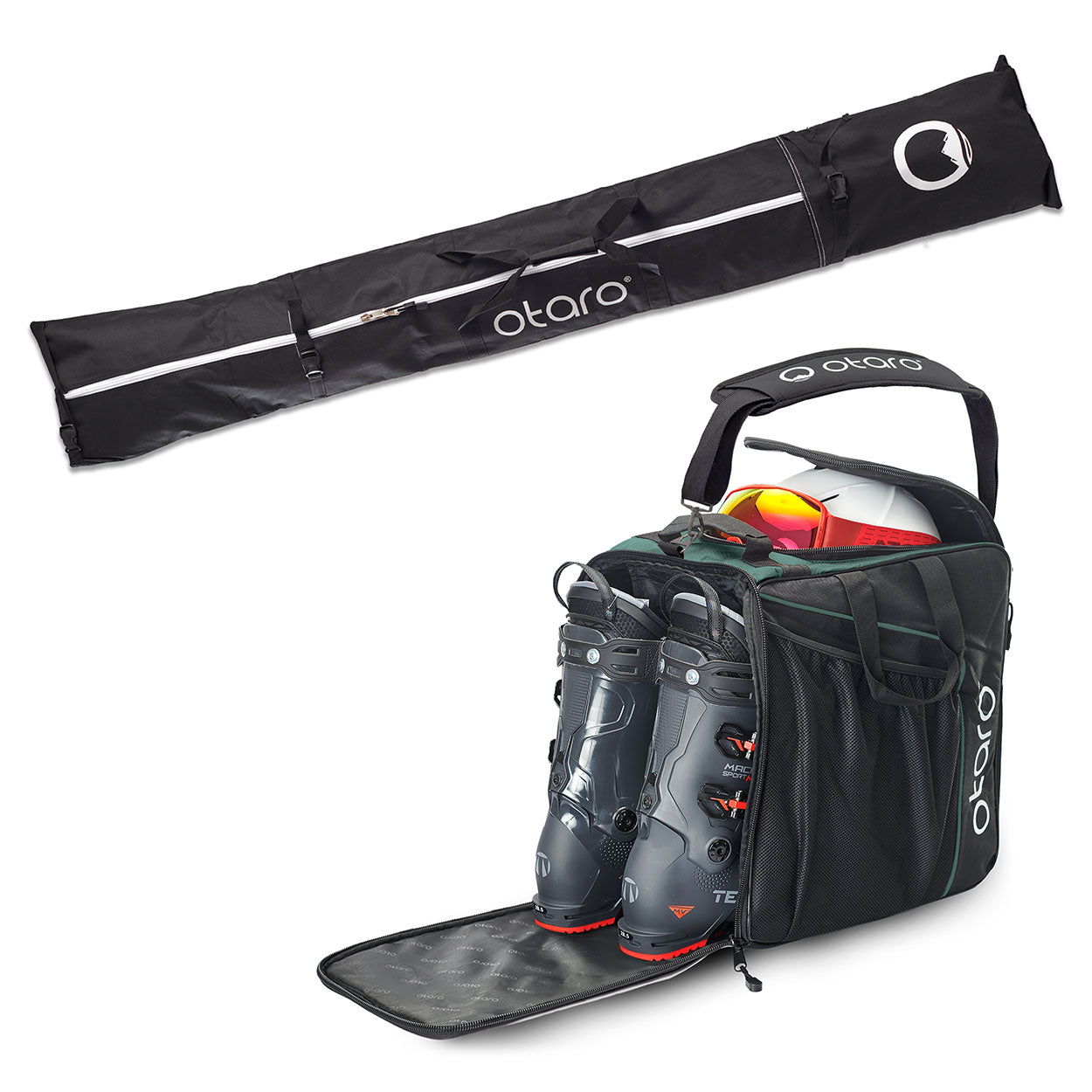 Set: Skischuhtasche & Skitasche | Classic-Set für 1 Paar Ski