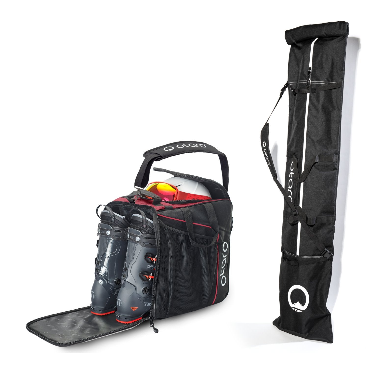 Otaro Skischuhtasche & Skitasche Classic-Set für 1 Paar Ski – Produktansicht 12
