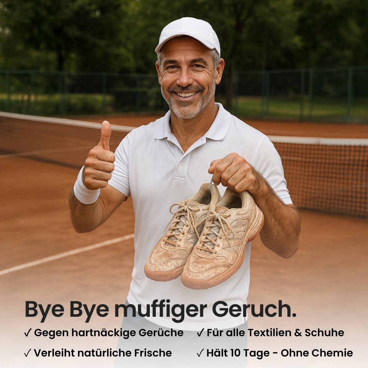 Otaro Textilerfrischer Spray mit Eukalyptus-Öl 200ml – für Sportschuhe und Sportkleidung