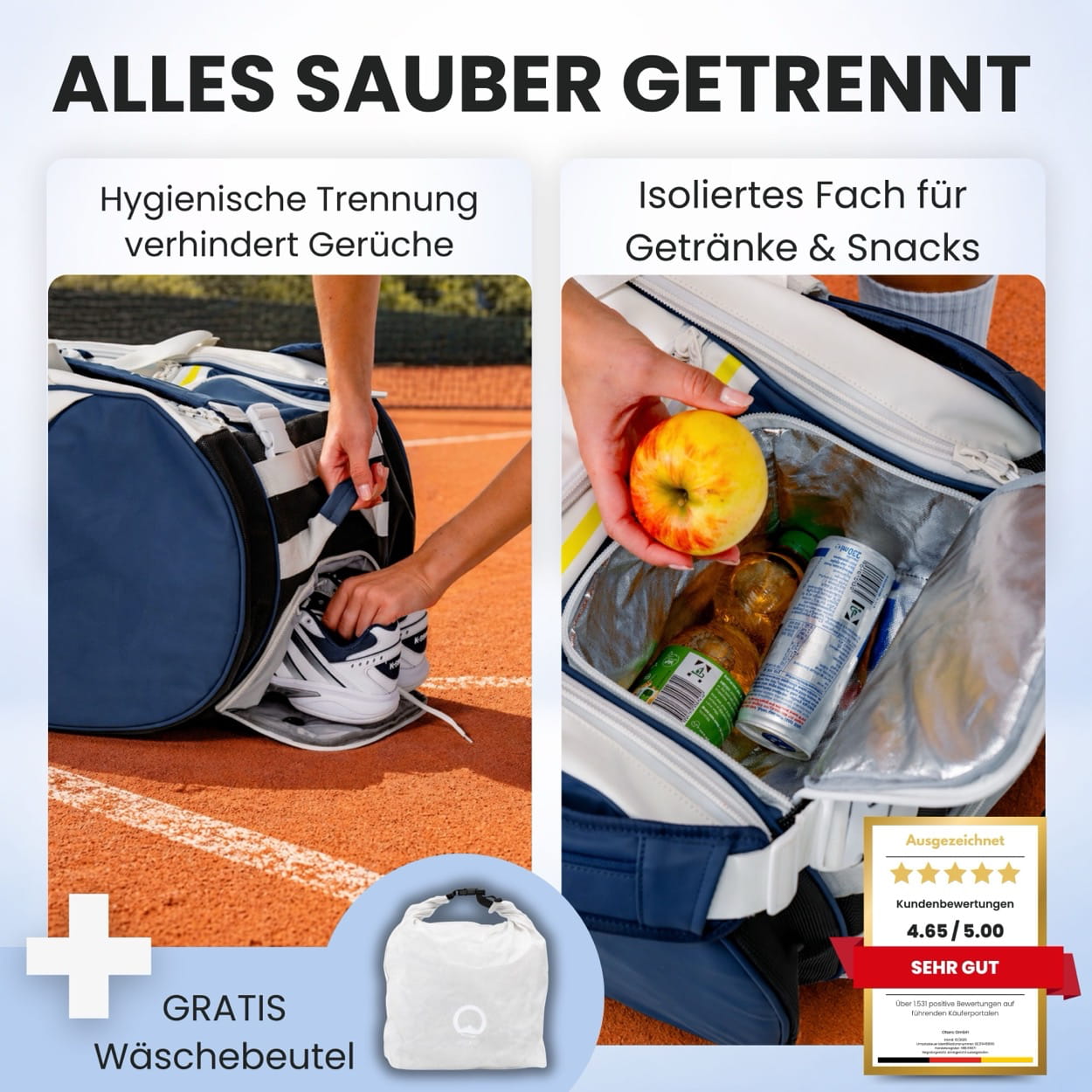 Tennistasche Racquet Bag | Pill 100L