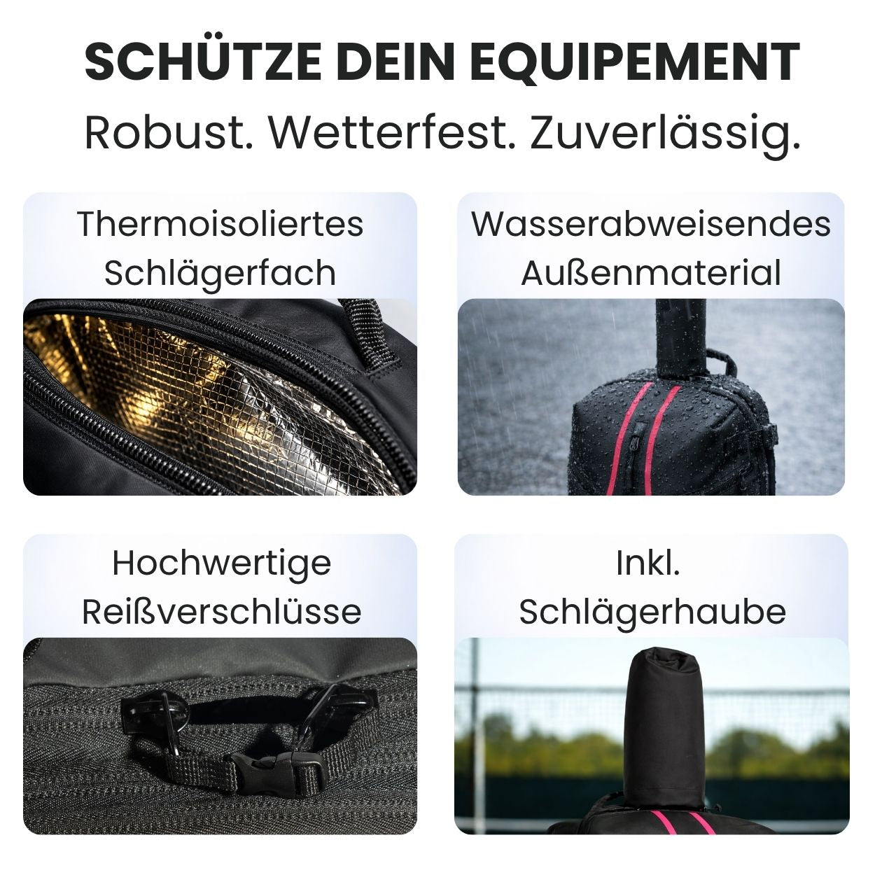 Otaro Tennisrucksack Pro 42L – Produktansicht 5