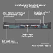 Skischuhtasche & Skitasche | Classic-Set für 1 Paar Ski-Long
