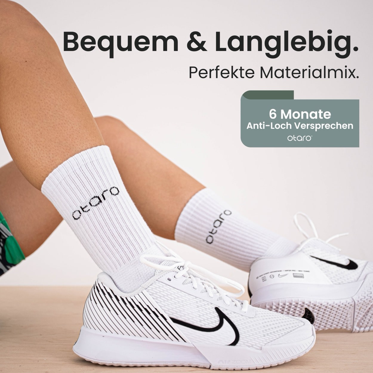 Tennissocken ROGER unisex | Bio-Baumwolle