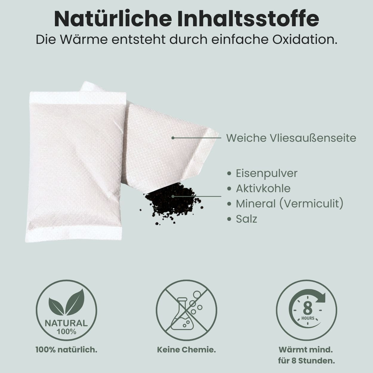Handwärmer selbstaktivierende Wärmepads | je 2 Säckchen