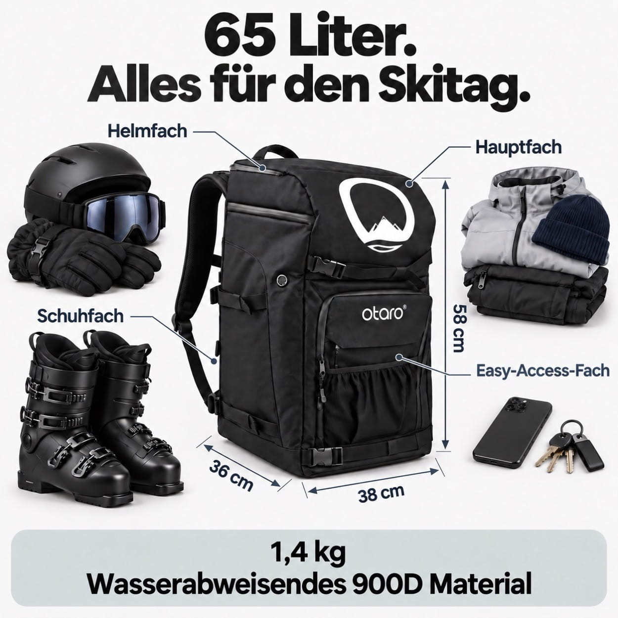 Skischuhrucksack | Ultra 65L