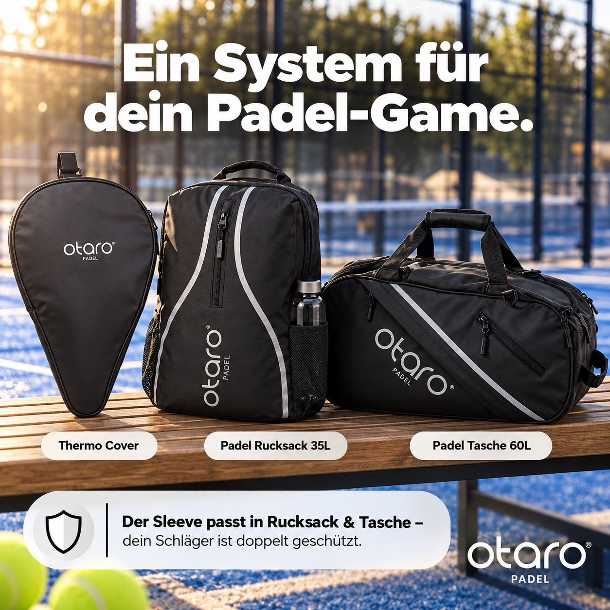 Padelschläger-Hülle | Für 1 Schläger