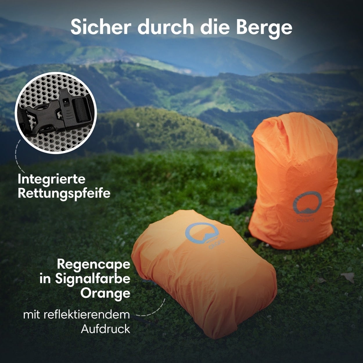 Aktion: Wanderrucksack 23L + Multifunktionstuch