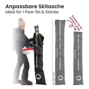 Skischuhtasche & Skitasche | Classic-Set für 1 Paar Ski-Long