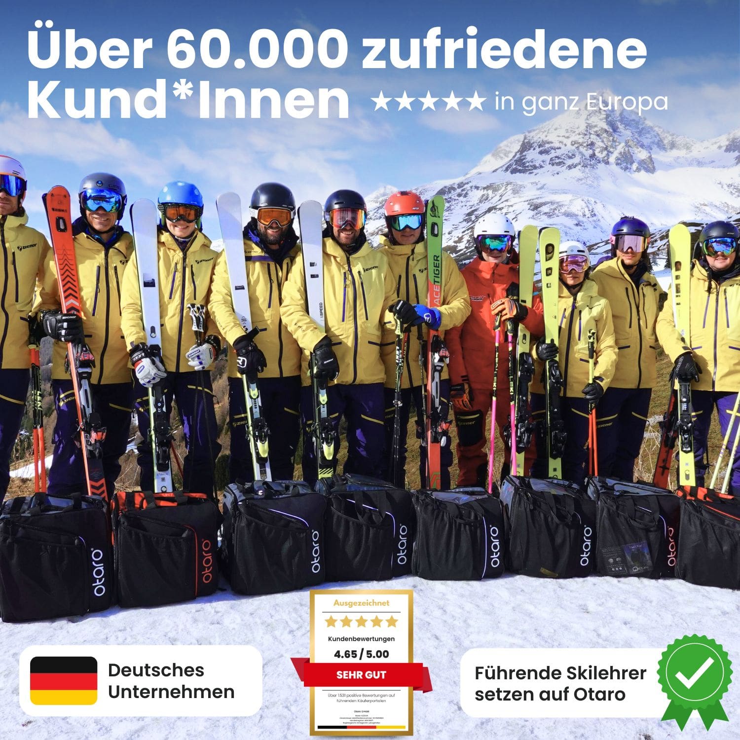 Skischuhtasche & Skitasche | Pro-Set für 2 Paar