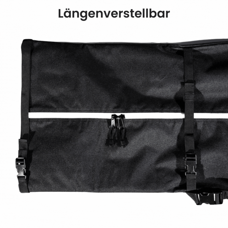 Otaro Skischuhtasche & Skitasche Classic-Set für 1 Paar Ski – mit Rollen zum Ziehen
