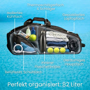 Tennistasche | 82 Liter - Schütze deine Schläger
