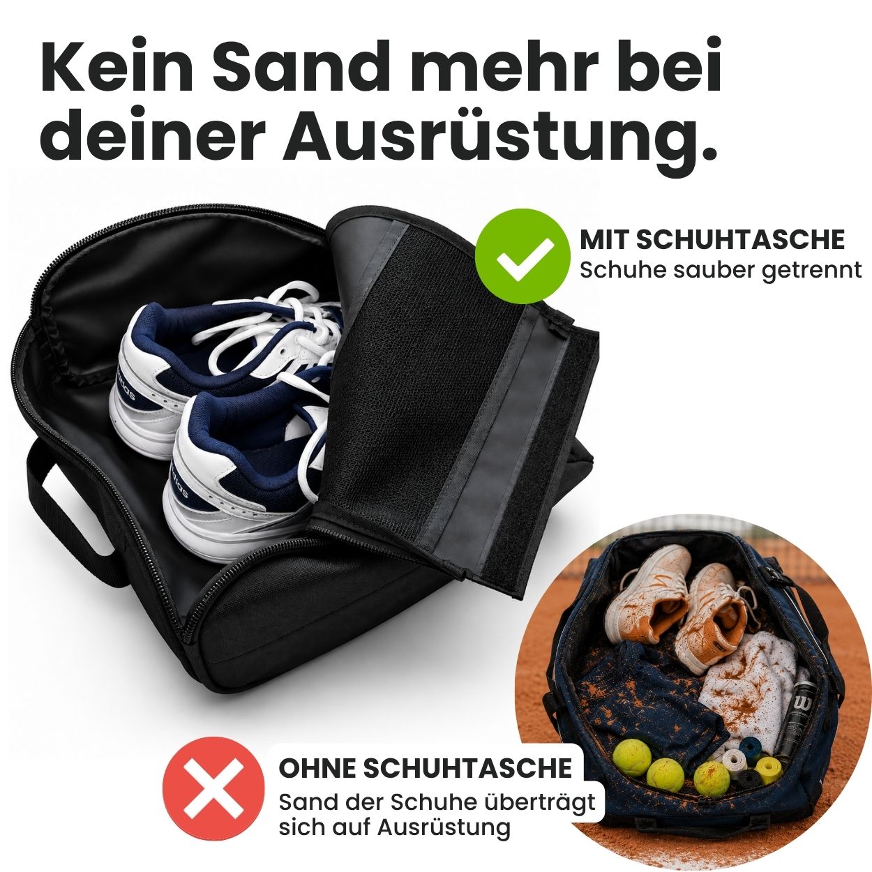 Schuhtasche belüftet | Unisex - alle Größen
