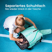 Kinder Tennisrucksack mit Schuhfach von Otaro-min