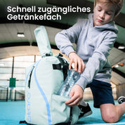 Kinder Tennisrucksack mit Schuhfach | Kids 19L.