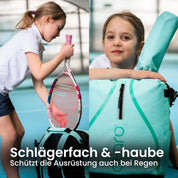 Kinder Tennisrucksack mit Schuhfach | Kids 19L.