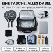 Padeltasche | Pro 60L - optimal organisiert