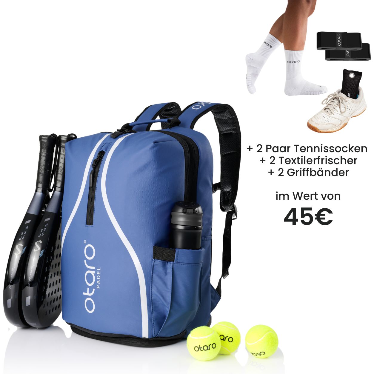 Padelrucksack im Set | 35L + Zubehör