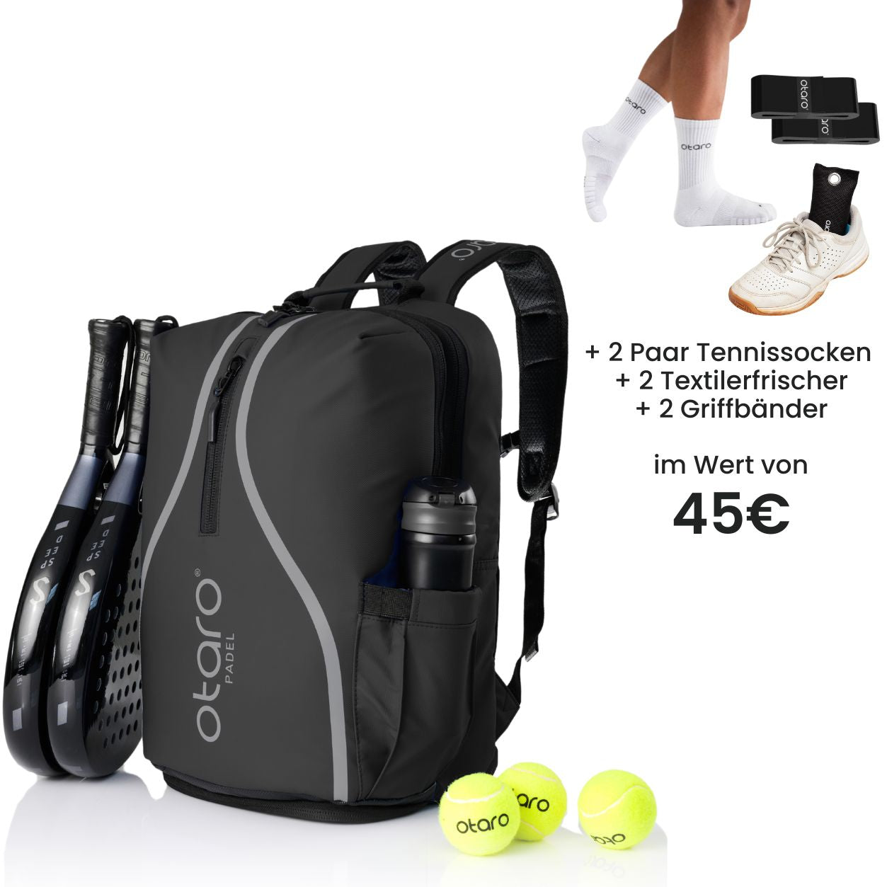 Padelrucksack im Set | 35L + Zubehör