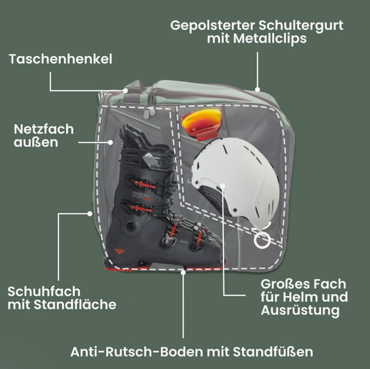 Otaro Skischuhtasche Classic 44L – Produktansicht 4