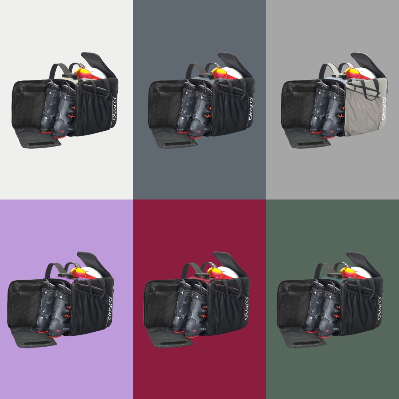 Skischuhtasche & Skitasche | Pro-Set für 2 Paar