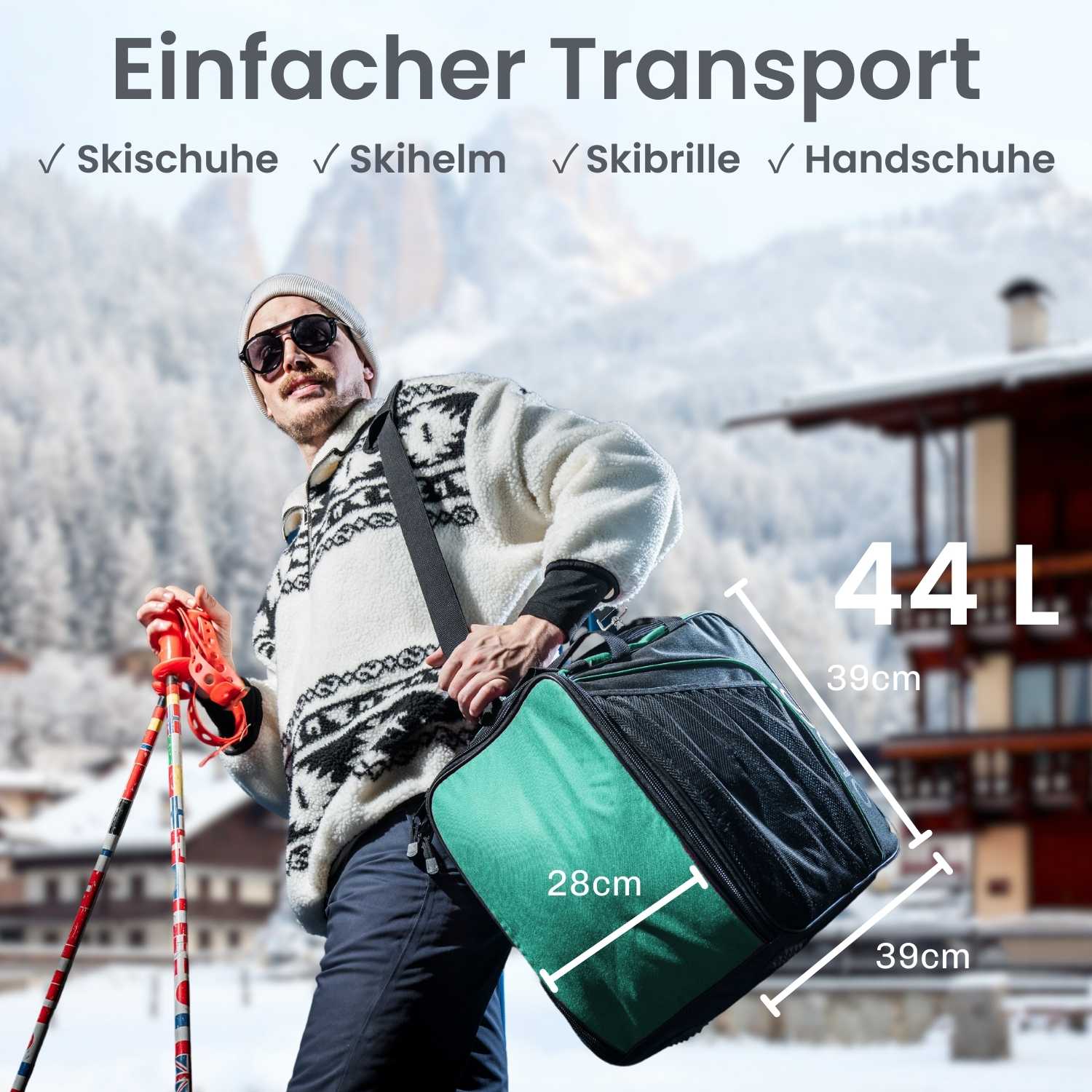 Otaro Skischuhtasche Classic 44L – Produktansicht 2