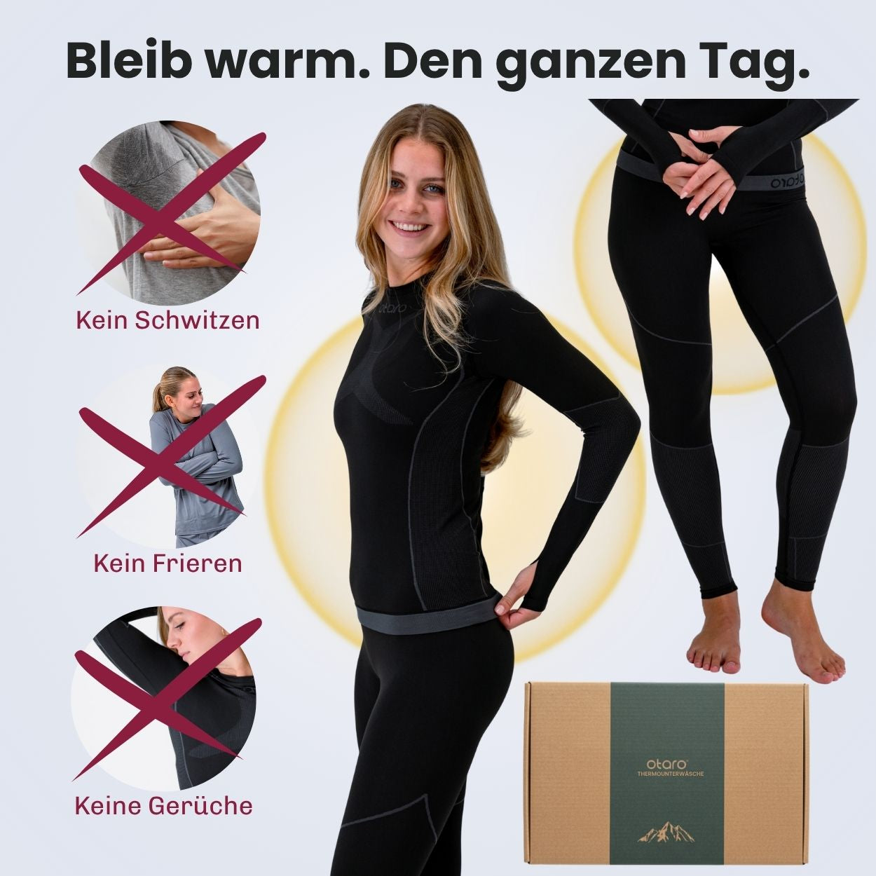 Thermounterwäsche Damen | 2-teiliges Set
