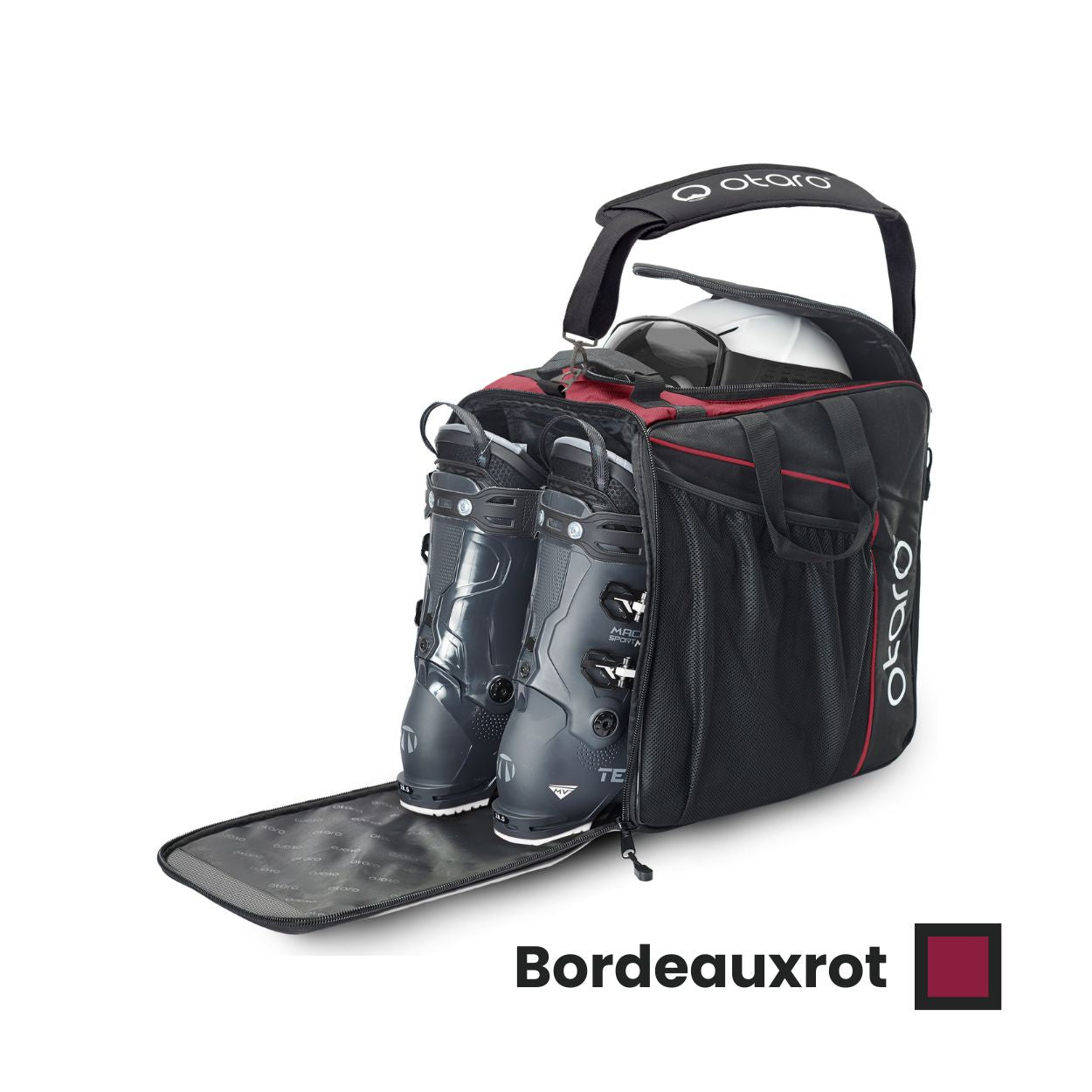 Otaro Skischuhtasche Classic 44L in Bordeauxrot