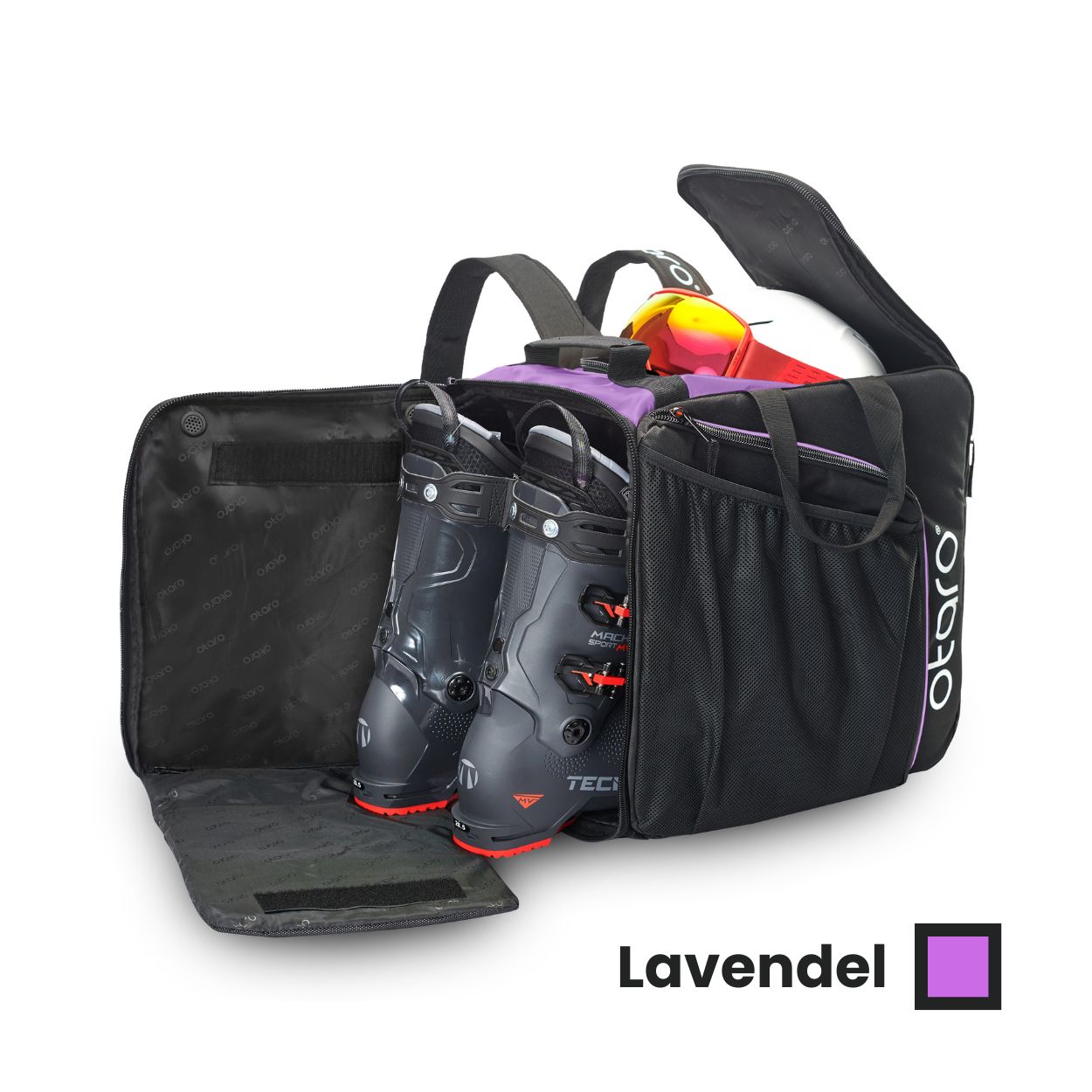 Otaro Skischuhtasche Pro 57L in Lavendel