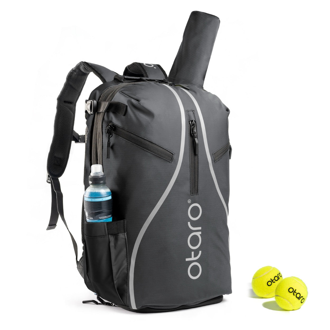 Otaro Tennisrucksack Pro 42L in Black Edition
