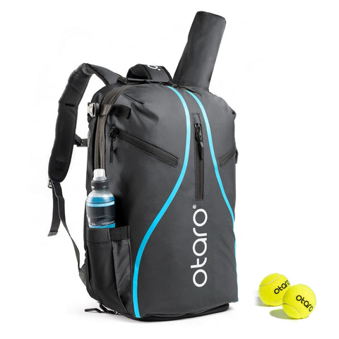 Otaro Tennisrucksack Pro 42L in Schwarz Blau