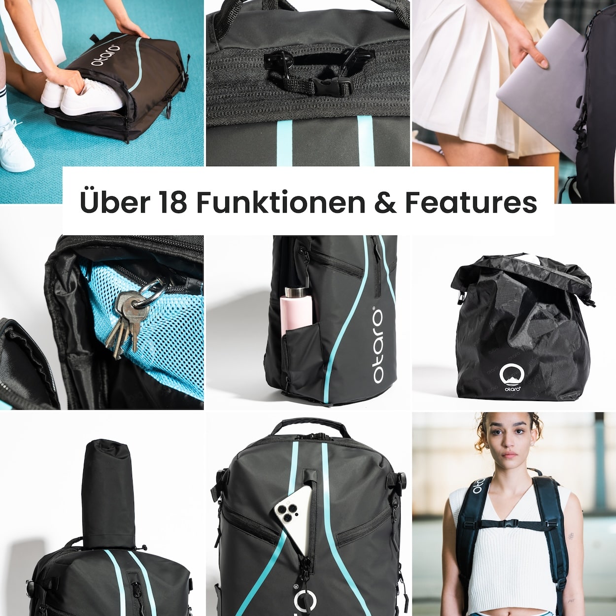 Aktion: Tennisrucksack 42L + 2 Paar Tennissocken + 2 Overgrips | Limitiertes Angebot