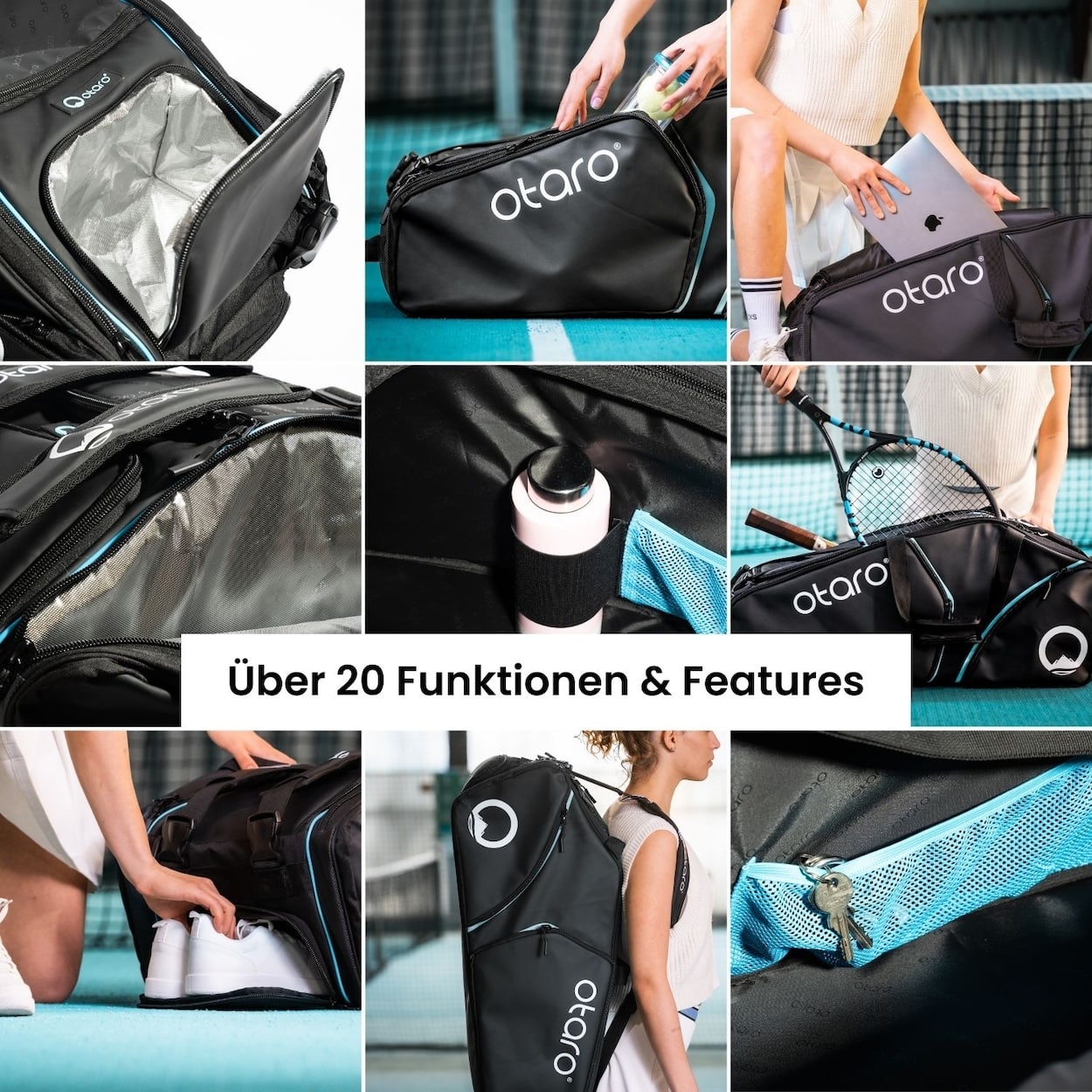 Aktion: Tennistasche 82L + 4 Paar Tennissocken + 2 Overgrips | Limitiertes Angebot